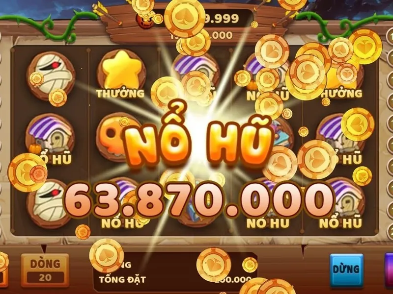 Màn hình chơi game Slot X với các tính năng hấp dẫn