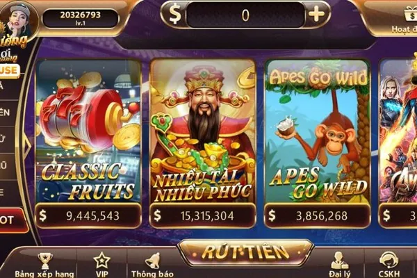 Game Điện Tử và Slot trên APP KV999
